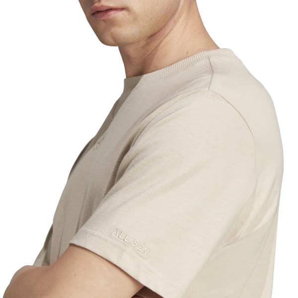 Adidas All SZN Mens T-Shirt - Wonder Beige
