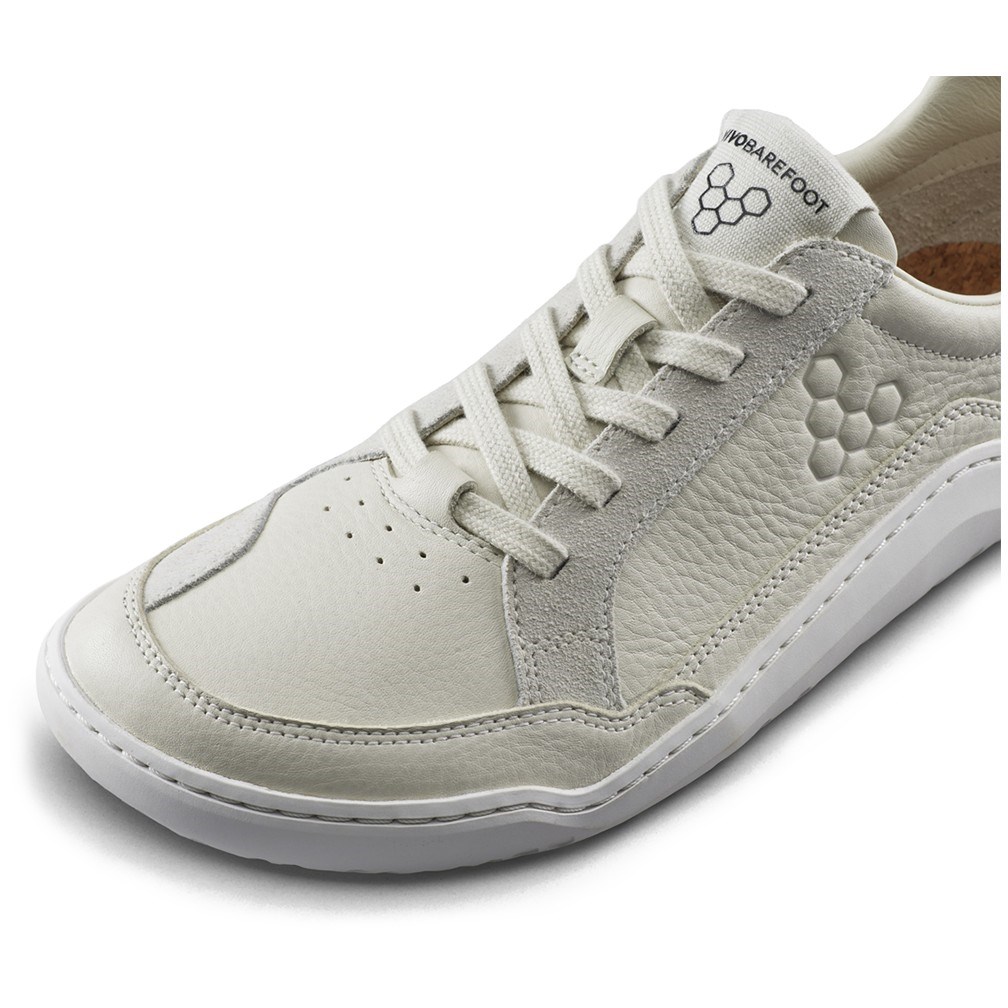 Vivobarefoot Gobi III Sneaker Leather - Womens Walking Shoes - Limestone - image 8