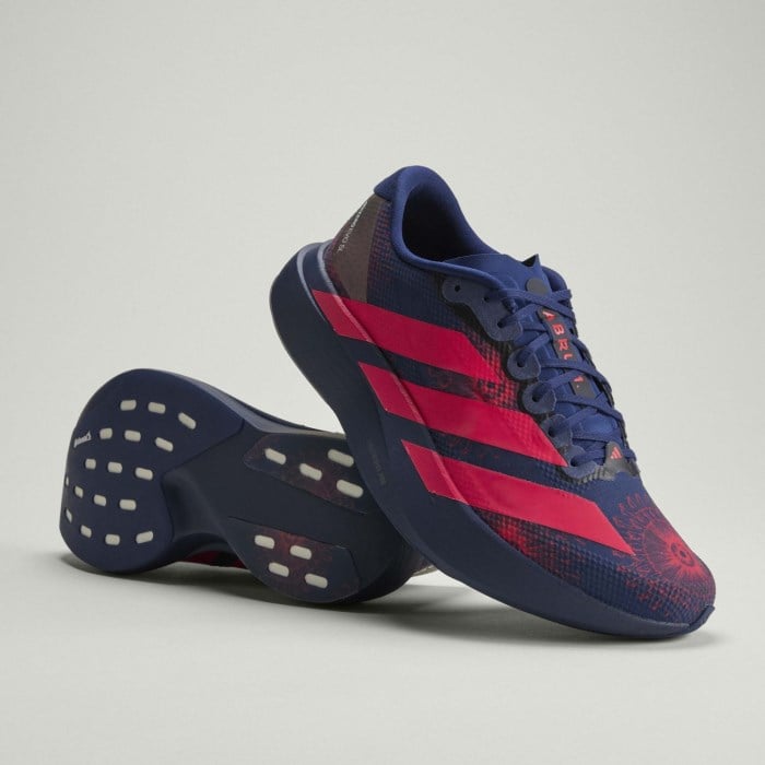 adidas Adizero Evo SL x LABRUM Woven - Mens Running Shoes - Dark Blue/Lucid Red/Muted Purple