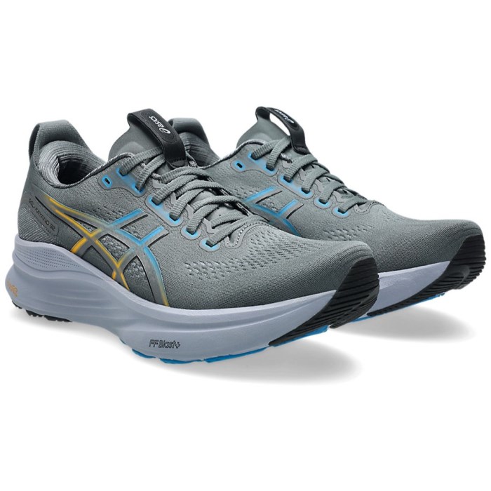 Asics Gel Kayano 32 - Mens Running Shoes - Steel Grey/Aegean Blue