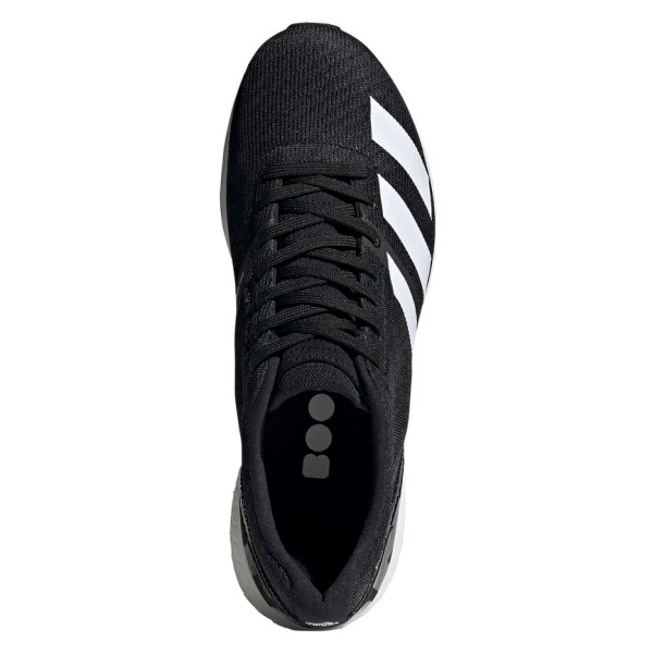 Adidas Adizero Boston 8 - Mens Running Shoes - Core Black/Footwear White/Grey