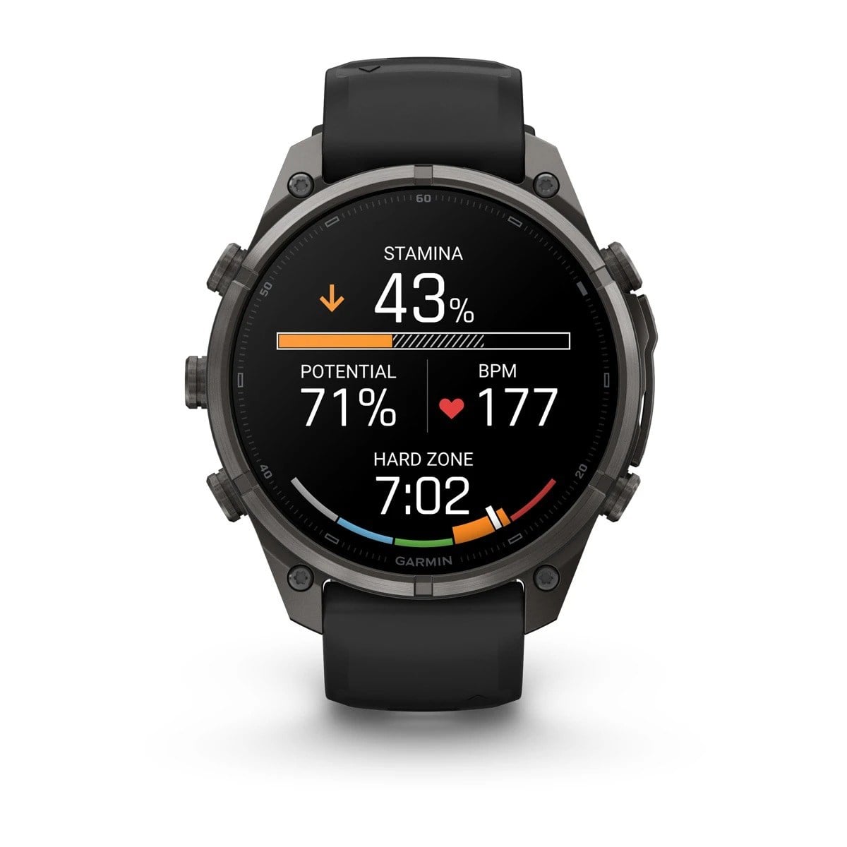 Garmin Fenix 9 Pro 47mm Premium Multisport Smartwatch - Carbon Grey DLC Titanium with Black/Pebble - Carbon Grey DLC Titanium with Black/Pebble Grey Silicone Band - image 9