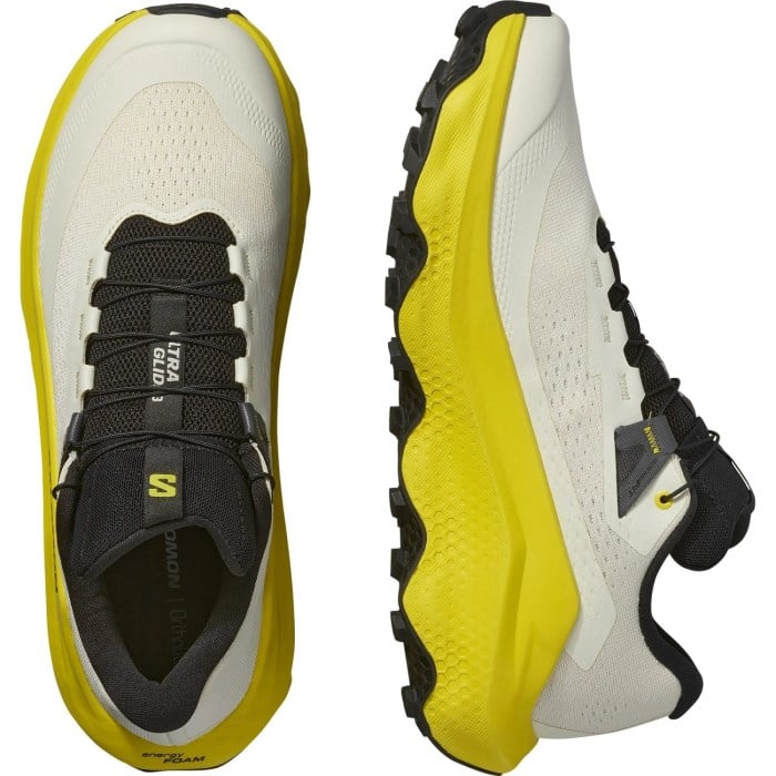 Salomon Ultra Glide 3 - Mens Trail Running Shoes - Almond Milk/Incaberry/Black