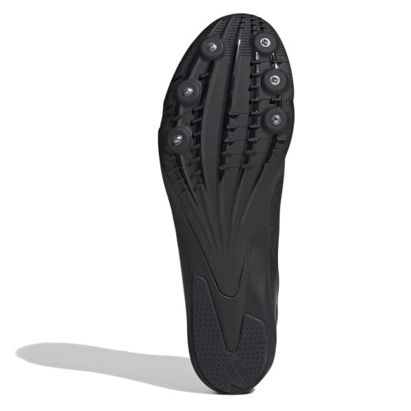 Adidas Adizero DistanceStar - Unisex Track and Field Spikes - Core Black/Zero Metallic/Spark