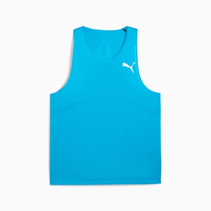 Puma Ultraspun Mens Raceday Singlet - Speed Blue