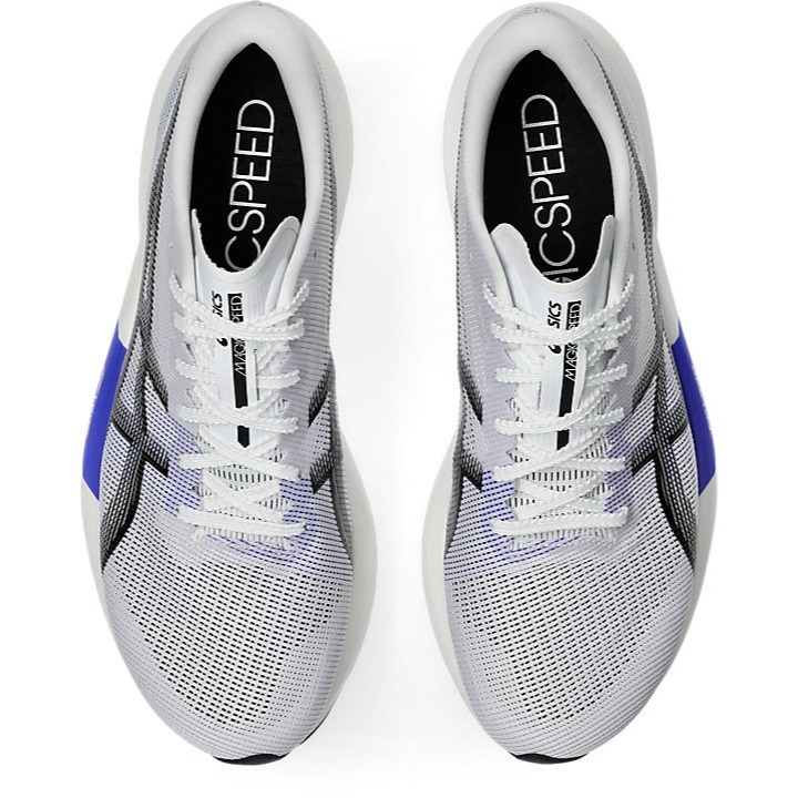 Asics Magic Speed 5 - Unisex Road Racing Shoes - White/Black