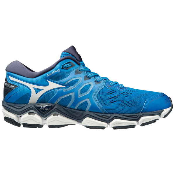 Mizuno Wave Horizon 3 - Mens Running Shoes - Brilliant Blue/Cloud