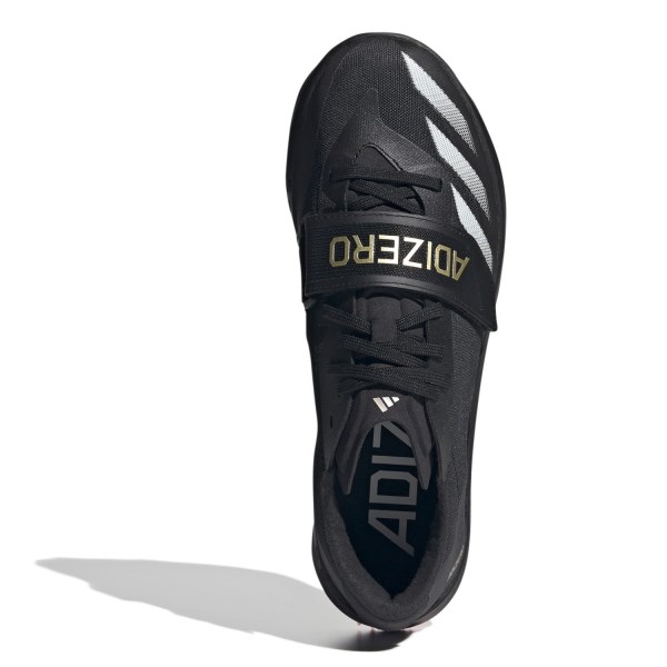 Adidas Adizero TJ/PV - Unisex Triple Jump/Pole Vault Spikes - Core Black/Zero Metallic/Spark