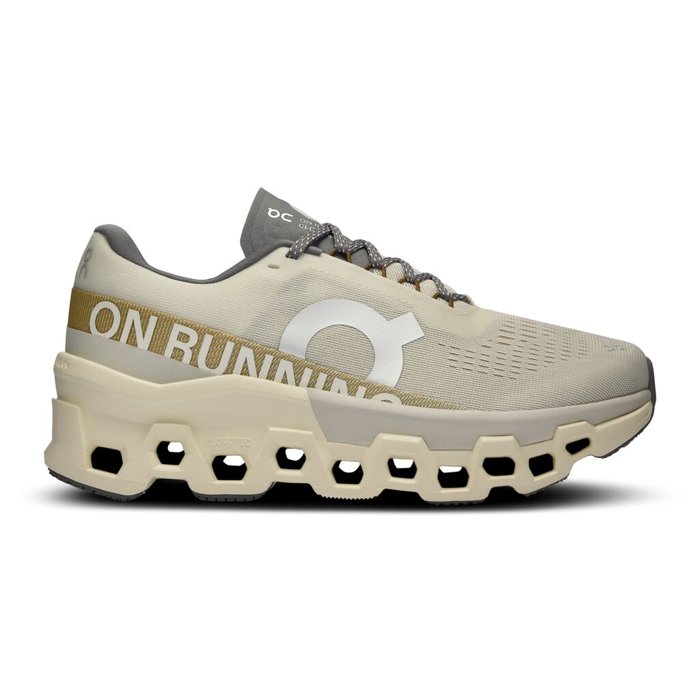 On Cloudmonster 2 - Womens Running Shoes - Cream/Ice