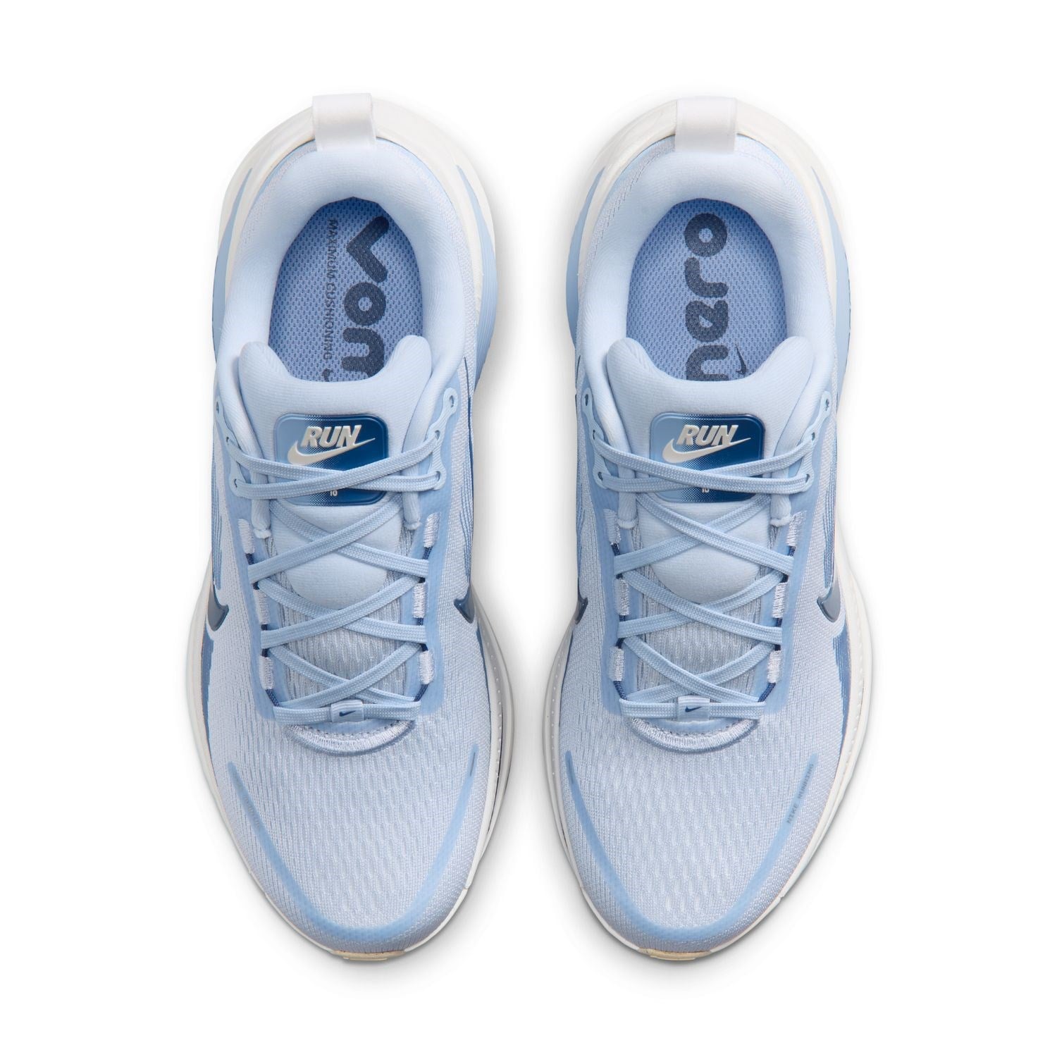 Nike Vomero 18 - Womens Running Shoes - Hydrogen Blue/Mystic Navy-Aluminum - image 5