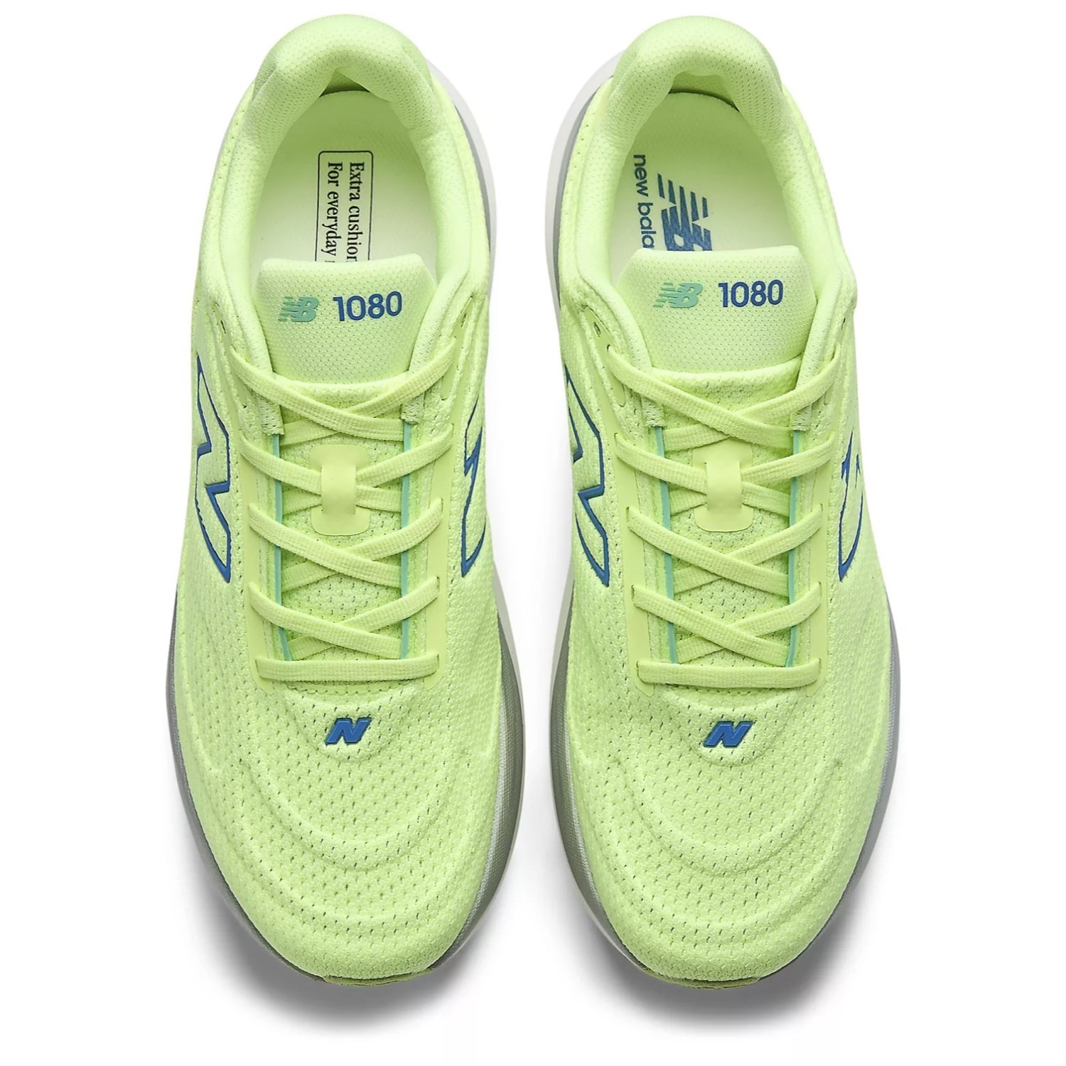 New Balance 1080v15 - Mens Running Shoes - Afterglow/Blue Bird/Silver Metallic