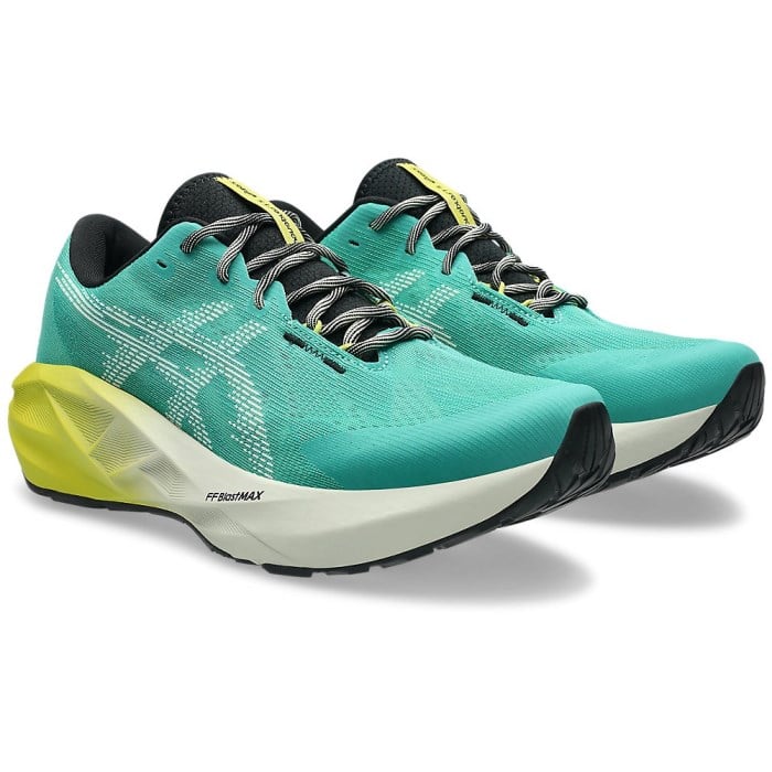 Asics NovaBlast 5 TR - Mens Running Shoes - Aurora Green/Light Dust