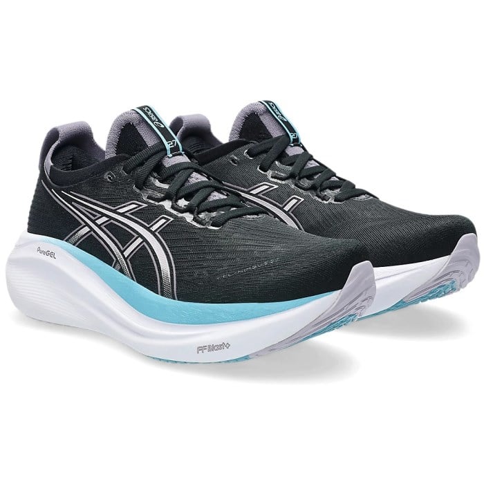 Asics Gel Nimbus 27 - Womens Running Shoes - Black/Dusk Violet