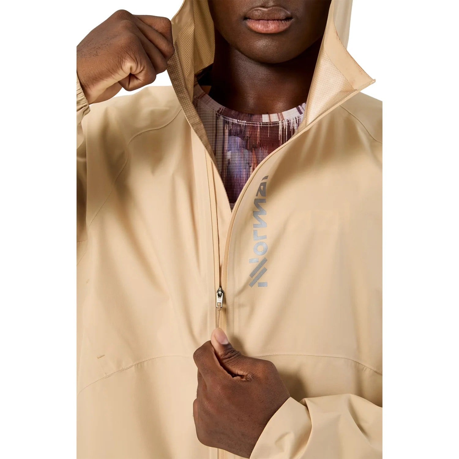 NNormal Mens Trail Rain Jacket 02 - Beige - image 4