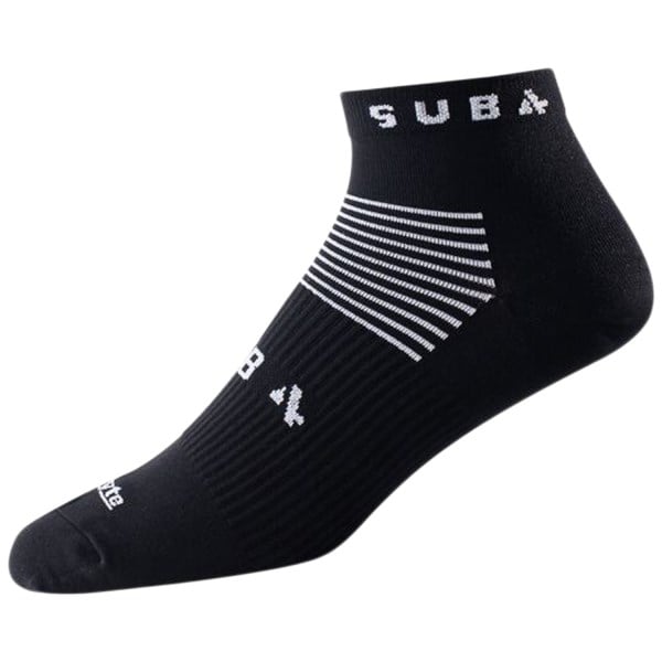 Sub4 Blister Free DryLyte Mid Rise Running Socks - Black