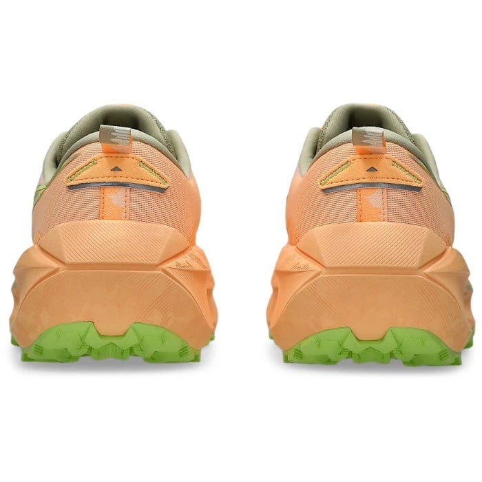 Asics Trabuco Max 4 - Mens Trail Running Shoes - Cream/Khaki/Orange