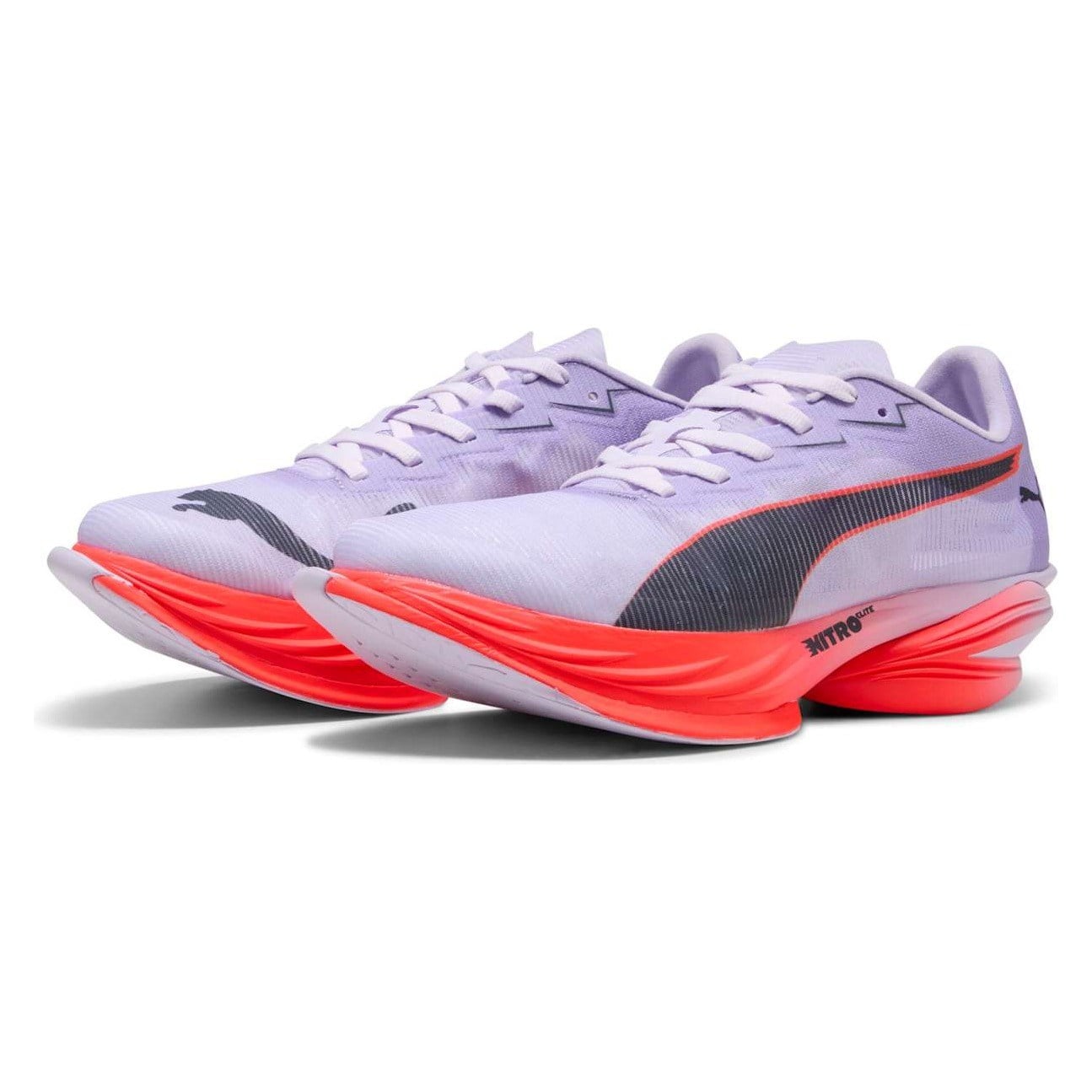 Puma Fast-R 3 Nitro Elite - Womens Racing Shoes - Light Lavender/Inky Depths/Ultra Red - image 6