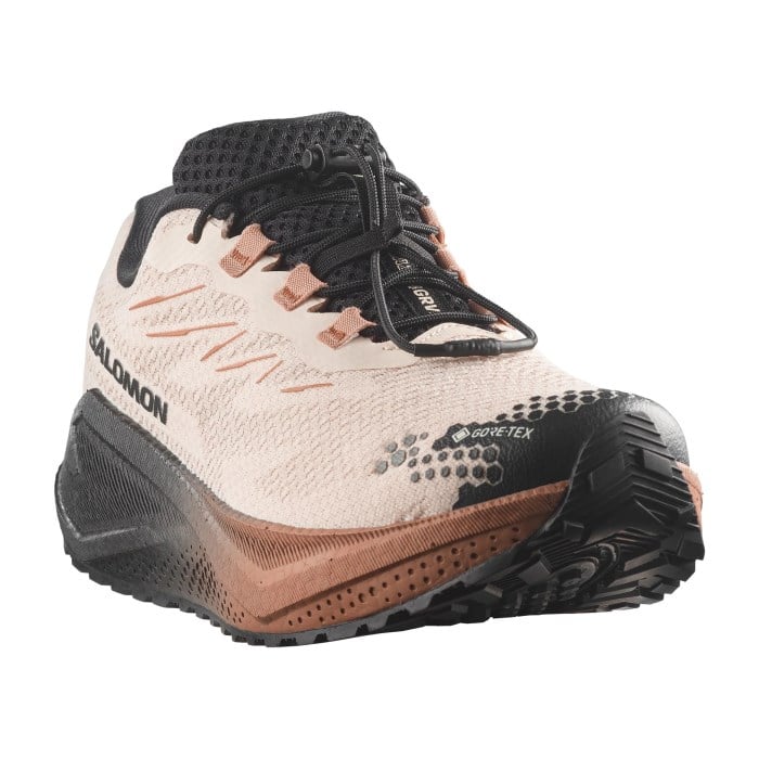Salomon Aero Blaze 4 GRVL GTX - Womens Trail Running Shoes - Vanilla Ice/Black/Burro - image 6