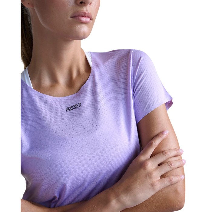 2XU Womens Light Speed Tech Tee - Lavender/Lavender Reflective