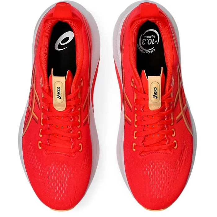 Asics Gel Kayano 32 - Mens Running Shoes - Flash Red/Beet Juice