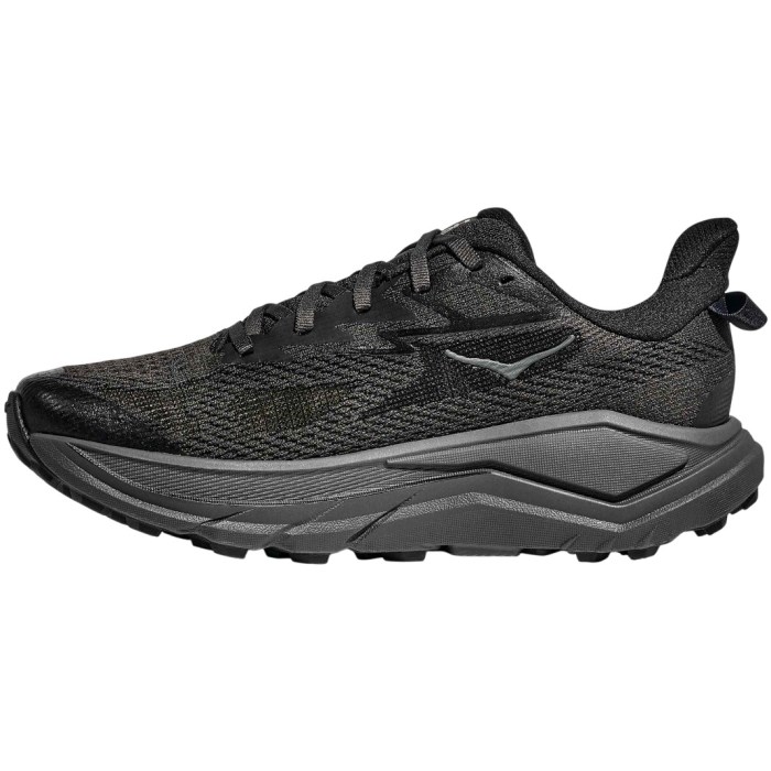Hoka Challenger 8 - Womens Trail Running Shoes - Black/Outer Orbit