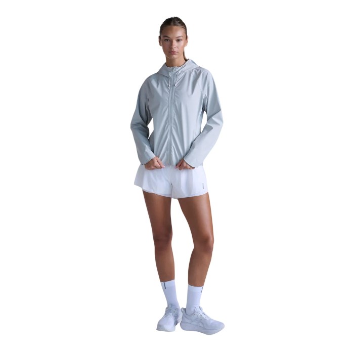 2XU Ignition Shield Womens Waterproof Jacket - Harbor Mist/Silver Reflective