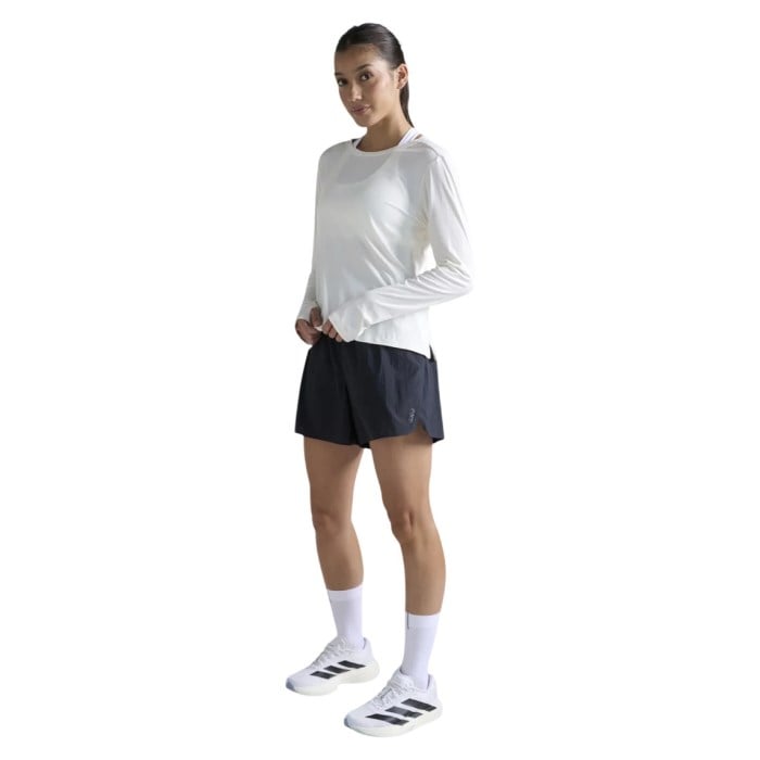 2XU Aero Trail Womens Long Sleeve Top - Chalk/White Reflective - image 5