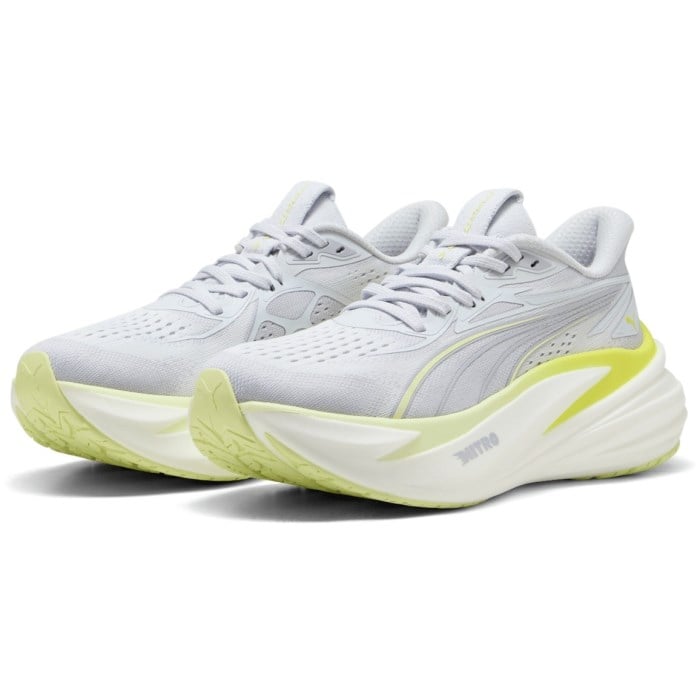 Puma MagMax Nitro 2 - Womens Running Shoes - Silver Mist/Apple Spritz