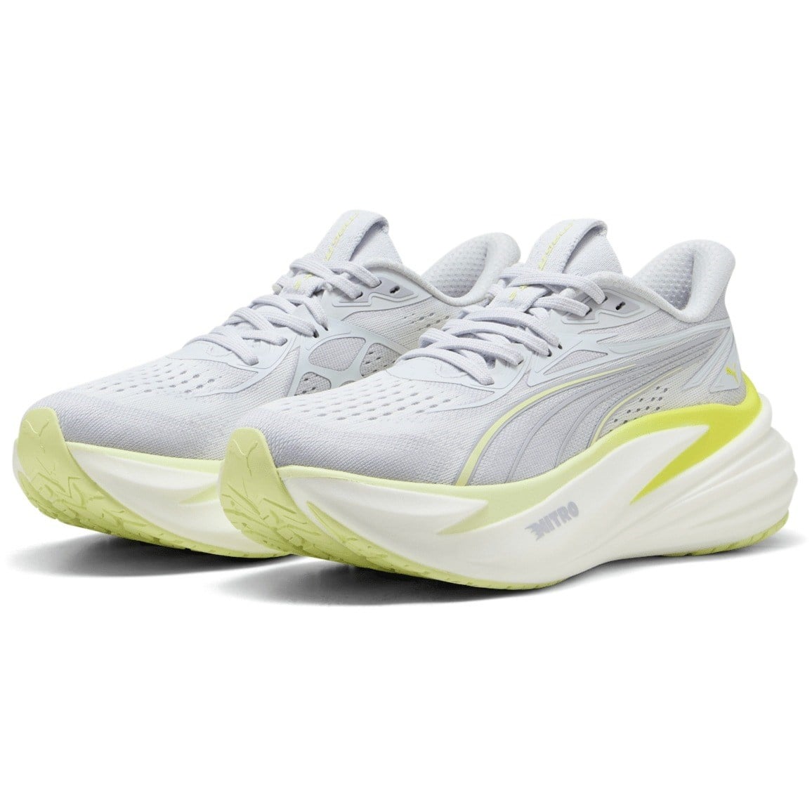 Puma MagMax Nitro 2 - Womens Running Shoes - Silver Mist/Apple Spritz