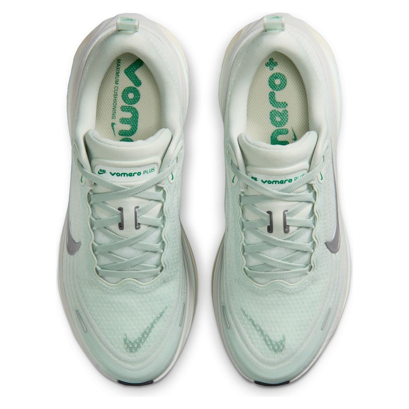 Nike Vomero Plus - Womens Running Shoes - Light Silver/Metallic Silver