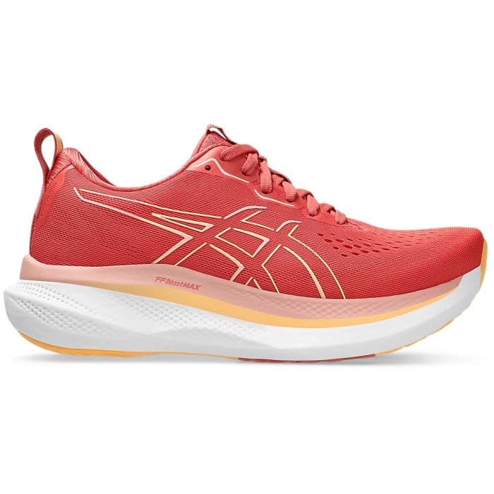 Asics GlideRide Max - Womens Running Shoes - Dark Pink Clay/Orange Glow