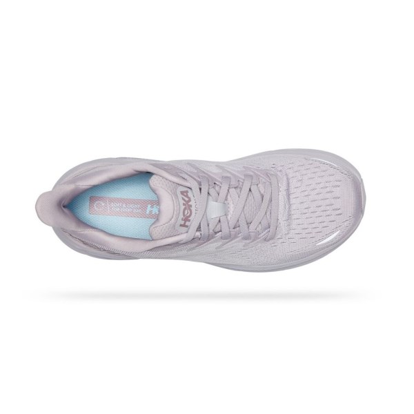 Hoka Clifton 8 - Womens Running Shoes - Lilac Marble/Elderberry