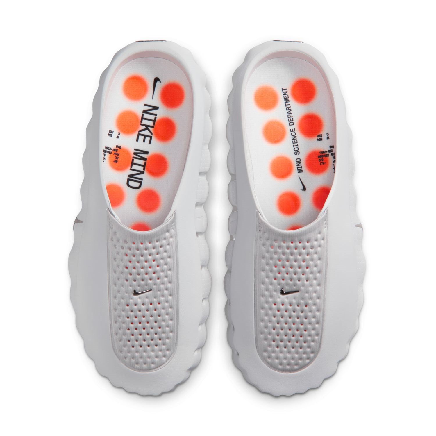 Nike Mind 001 Mule - Mens Slides - Light Smoke Grey/Chrome/Photon Dust