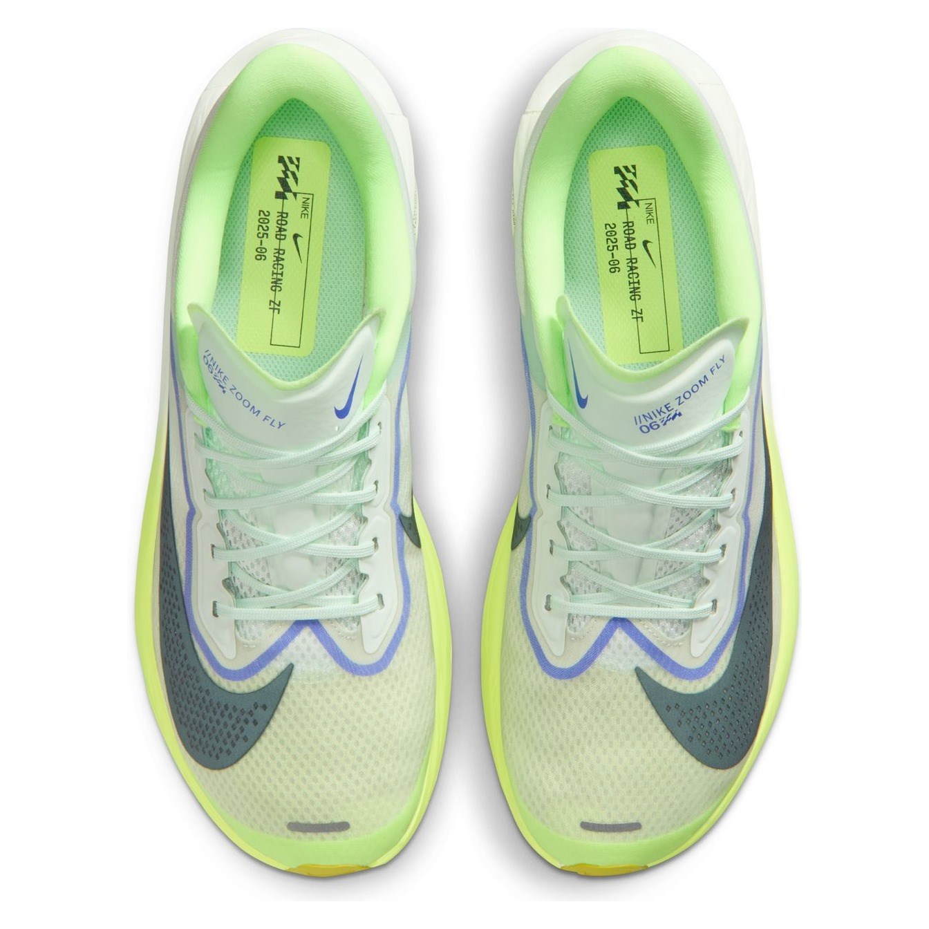 Nike Zoom Fly 6 - Mens Running Shoes - Barely Green/Black Spruce/Volt Ice
