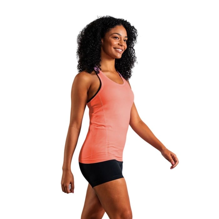 No Timid Souls GLIDE360 Womens Racerback Tank - Coral Vibes