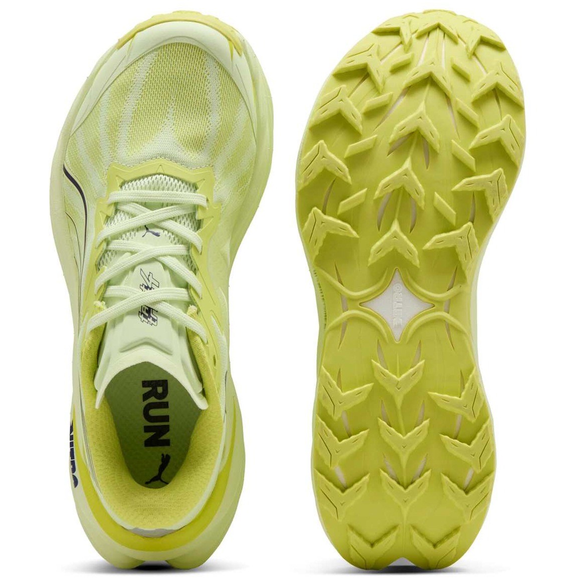 Puma Fast-Trac Nitro 4 - Womens Trail Running Shoes - Apple Spritz/Lux Lime