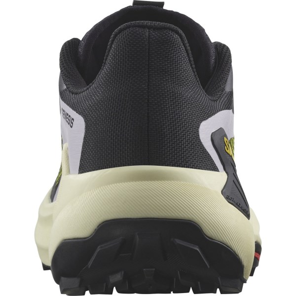 Salomon Genesis - Womens Trail Running Shoes - Black/Sulphur/Opetal