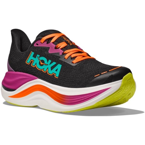 Hoka Skyward X - Mens Running Shoes - Black/Electric Aqua