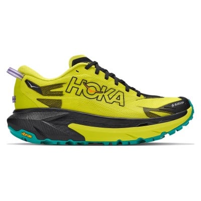 Hoka Mafate 5 - Mens Trail Running Shoes - Black/Hoka Citrus