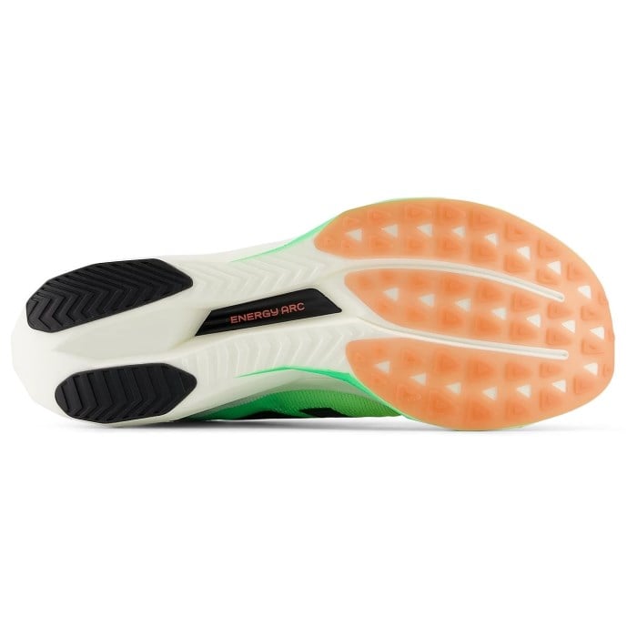 New Balance FuelCell Supercomp Elite v5 Riswing Ekiden - Mens Racing Shoes - White/Mint Flash/Lime