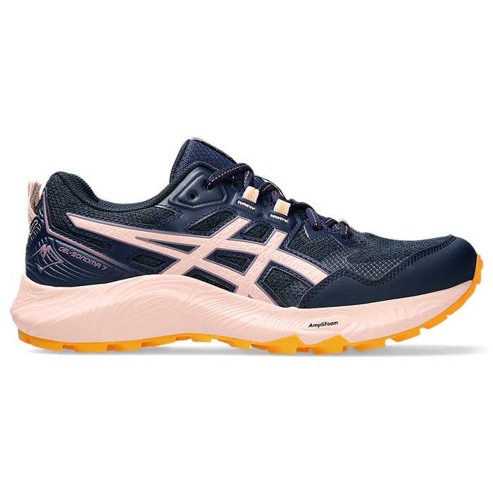 Asics Gel Sonoma 7 - Womens Trail Running Shoes - Night Sky/Pearl Pink