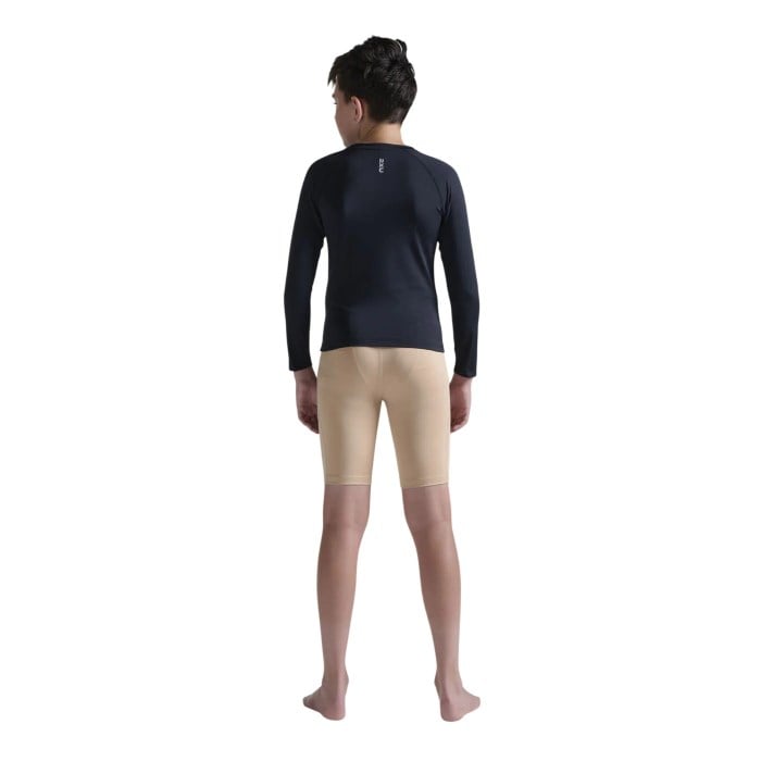 2XU Youth Core Compression Long Sleeve - Black/Silver
