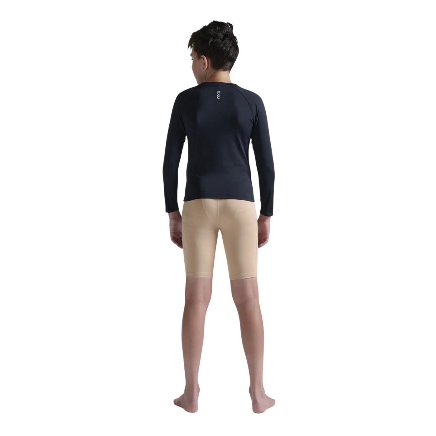 2XU Youth Core Compression Long Sleeve - Black/Silver