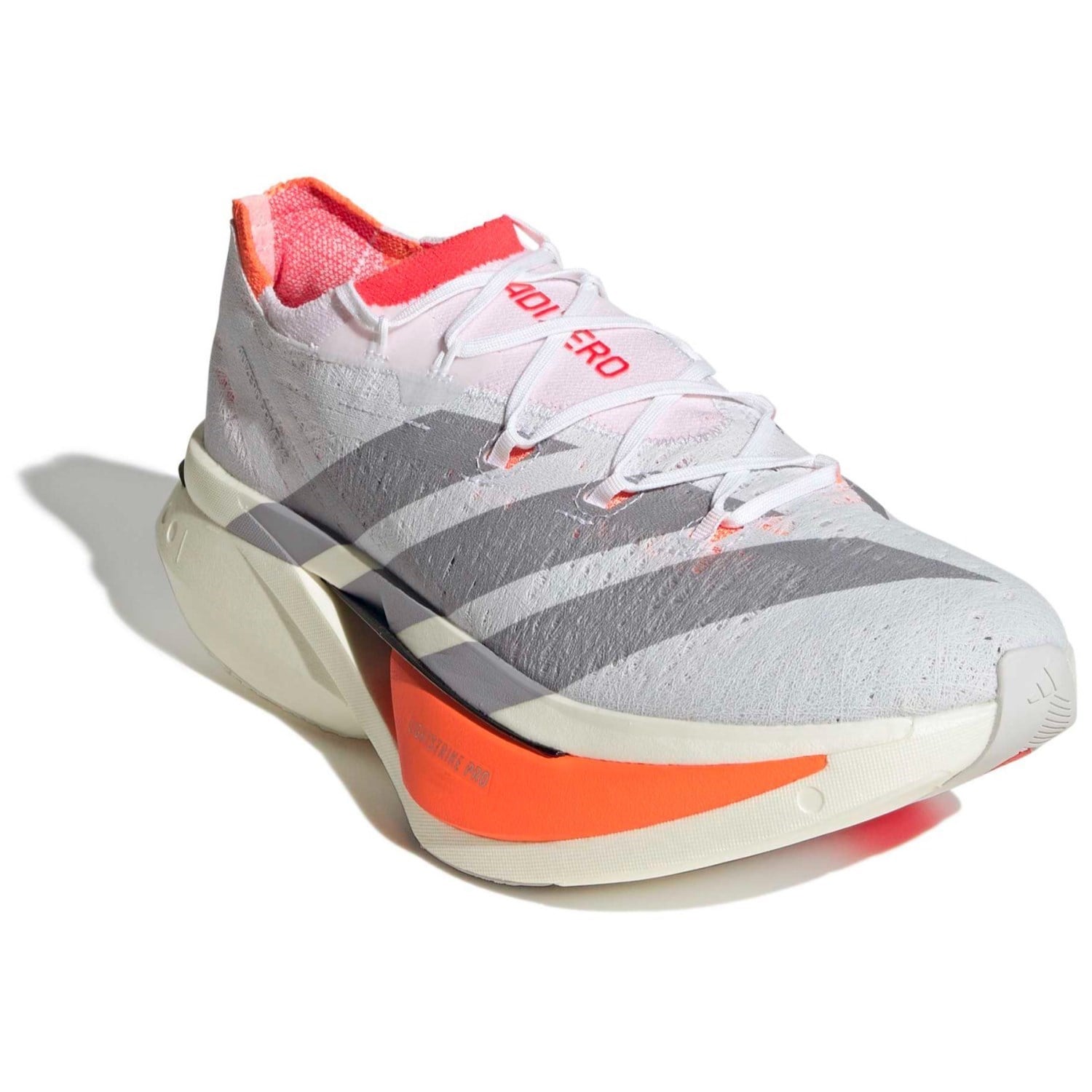 adidas Adizero Prime X 3 Strung - Unisex Racing Shoes - Cloud White/Cloud White/Lucid Red
