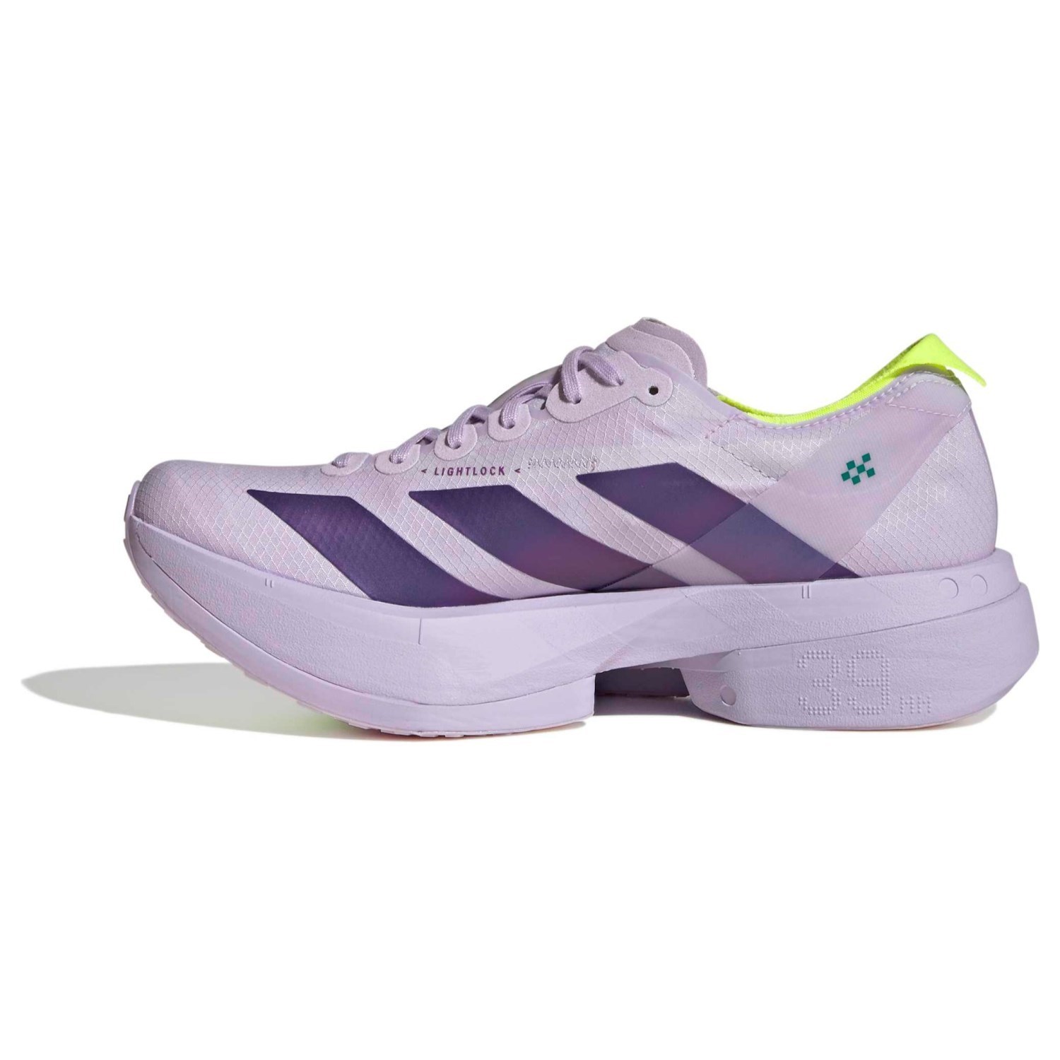 adidas Adizero Adios Pro 4 - Womens Racing Shoes - Purple Tint/Solar Purple/Signal Green - image 2