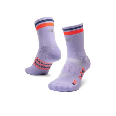 SHYU Crew Racing Socks - Parma/Red/Graphite
