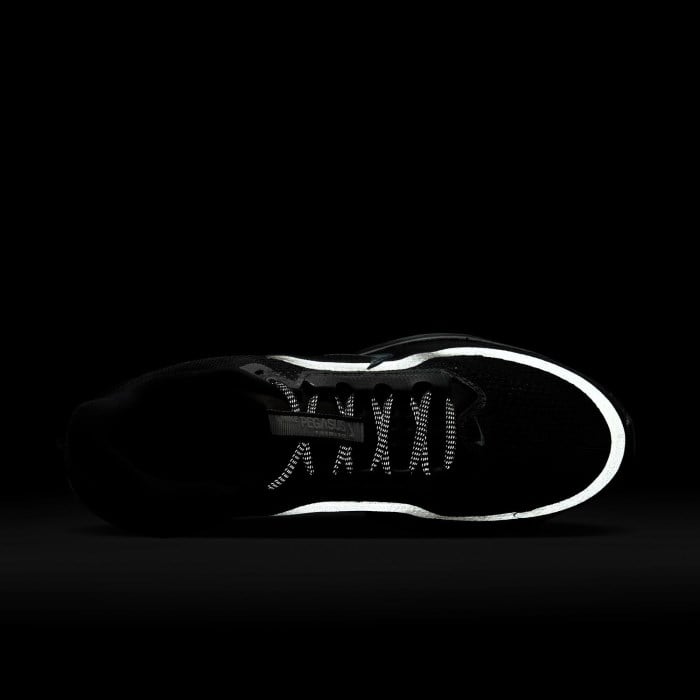 Nike Pegasus Premium - Mens Running Shoes - Black/Black/Metallic Silver