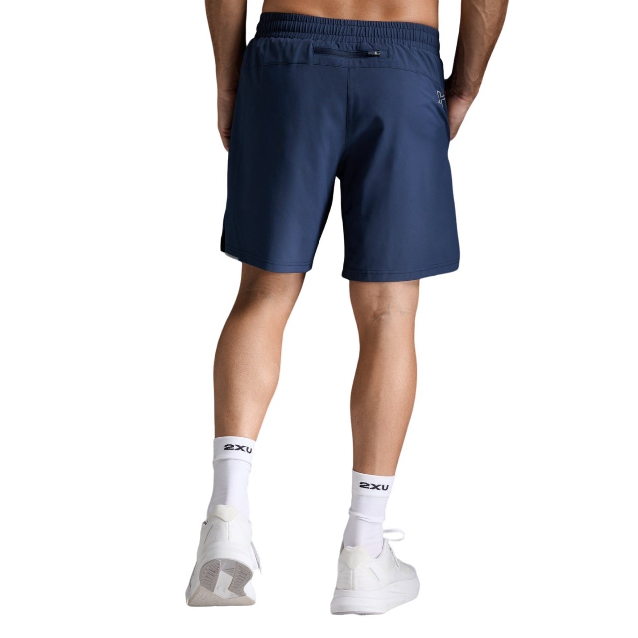 2XU Aero 7 Inch Mens Running Shorts - Midnight/Silver Reflective