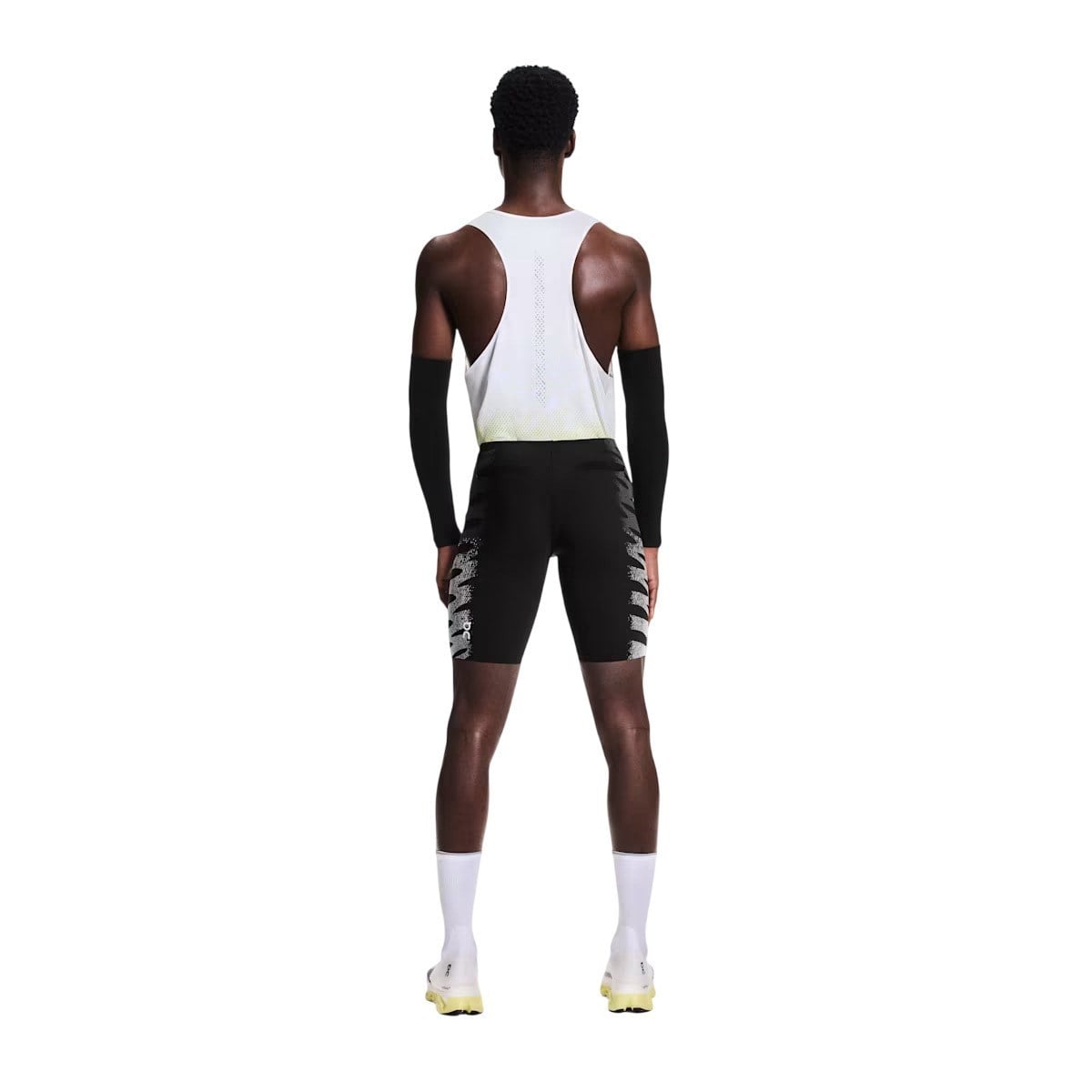 On Mens Zero Half Tights - Iron/White - image 2