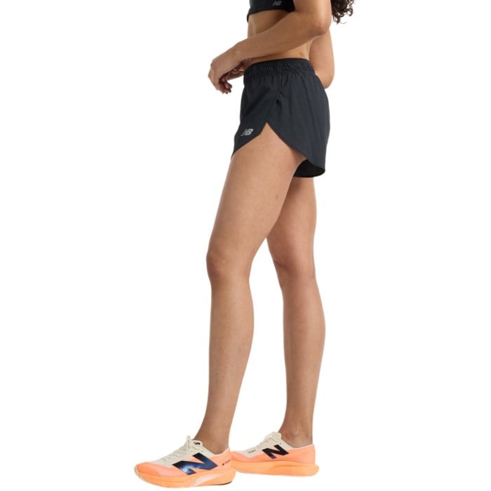 New Balance RC Ultra Light Split Womens 3 Inch Running Shorts - Black